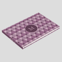 Triangles Pattern Guest Book