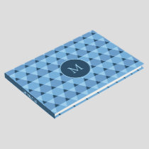 Triangles Pattern Guest Book