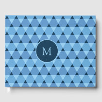 Triangles Pattern Guest Book