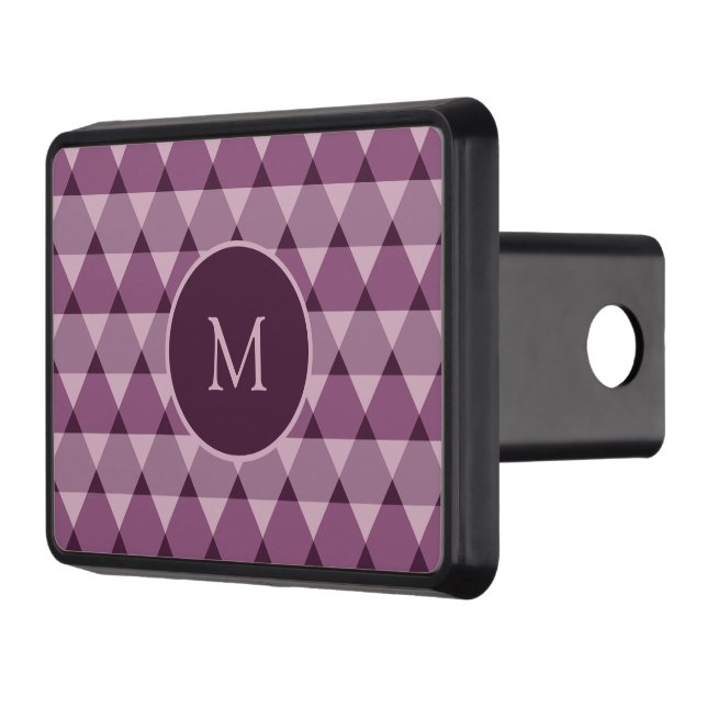Triangles Pattern Hitch Cover (Left)