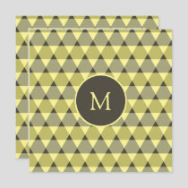 Triangles Pattern Invitation