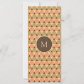 Triangles Pattern Invitation (Front)