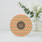 Triangles Pattern Invitation (Standing Front)