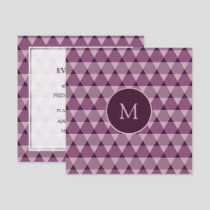 Triangles Pattern Invitation