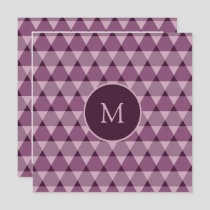 Triangles Pattern Invitation