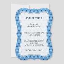 Triangles Pattern Invitation