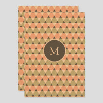 Triangles Pattern Invitation