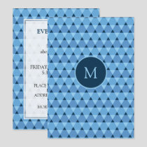 Triangles Pattern Invitation