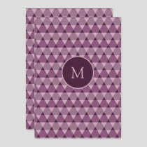 Triangles Pattern Invitation