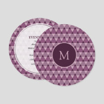 Triangles Pattern Invitation
