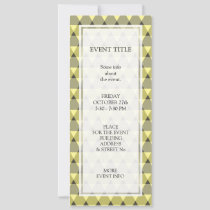 Triangles Pattern Invitation