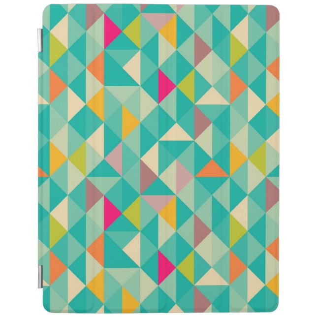 Triangles pattern iPad smart cover (Front)