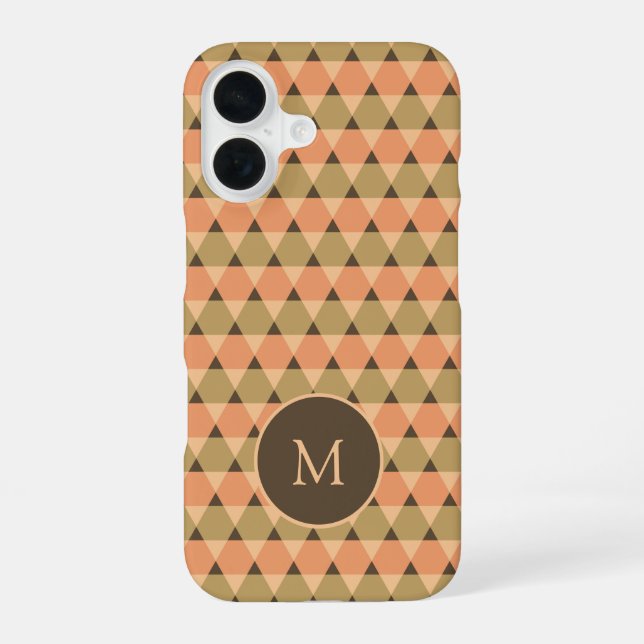 Triangles Pattern Iphone Case (Back)