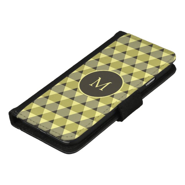 Triangles Pattern iPhone Wallet Case (Bottom)