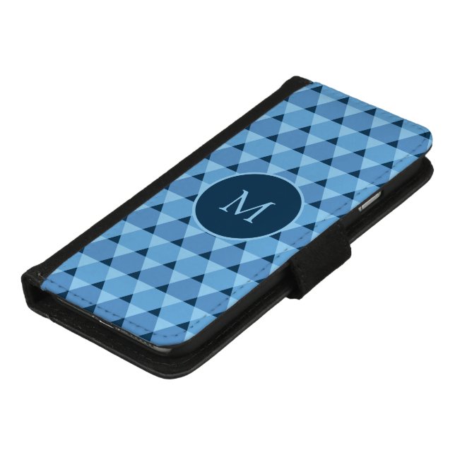Triangles Pattern iPhone Wallet Case (Bottom)