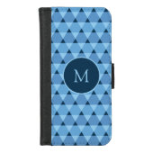 Triangles Pattern iPhone Wallet Case (Front)