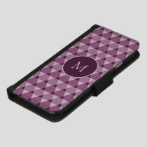 Triangles Pattern iPhone 8/7 Wallet Case