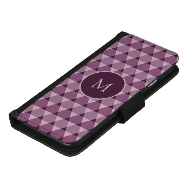 Triangles Pattern iPhone Wallet Case (Bottom)