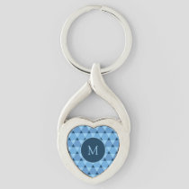 Triangles Pattern Keychain