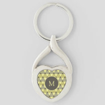 Triangles Pattern Keychain