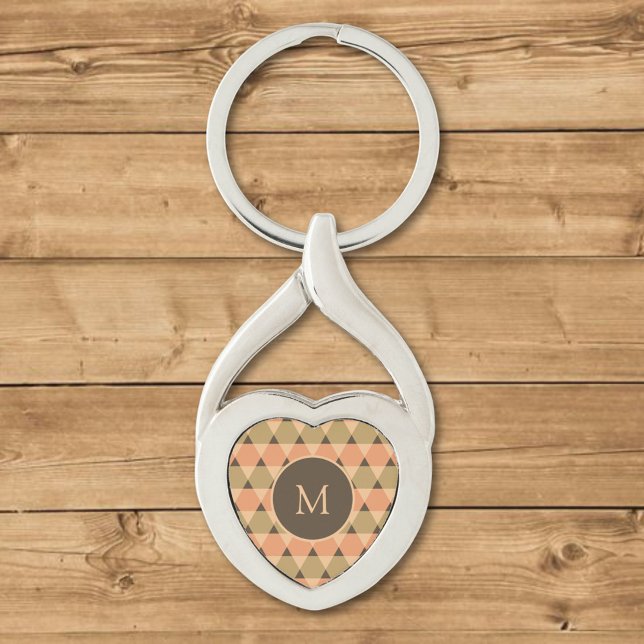 Triangles Pattern Keychain (Creator Uploaded)