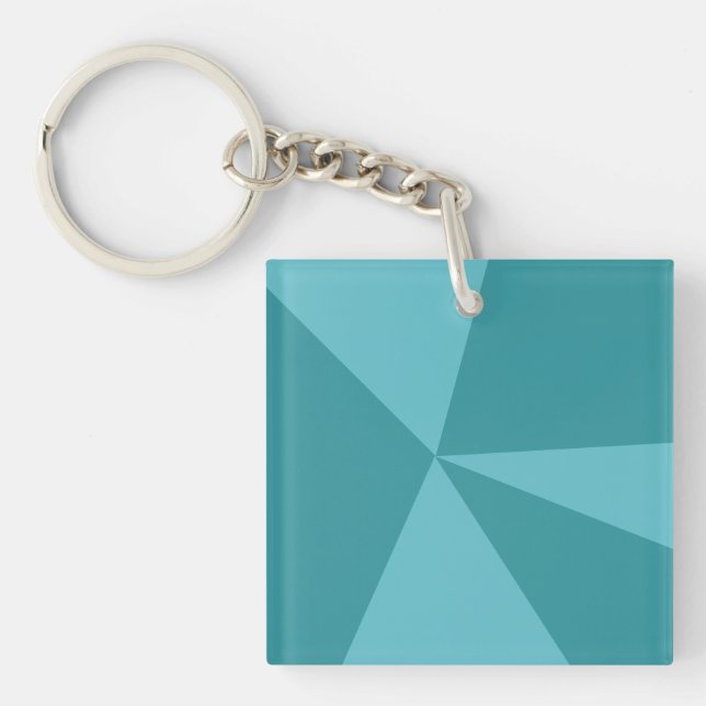 Triangles Pattern Keychain (Front)