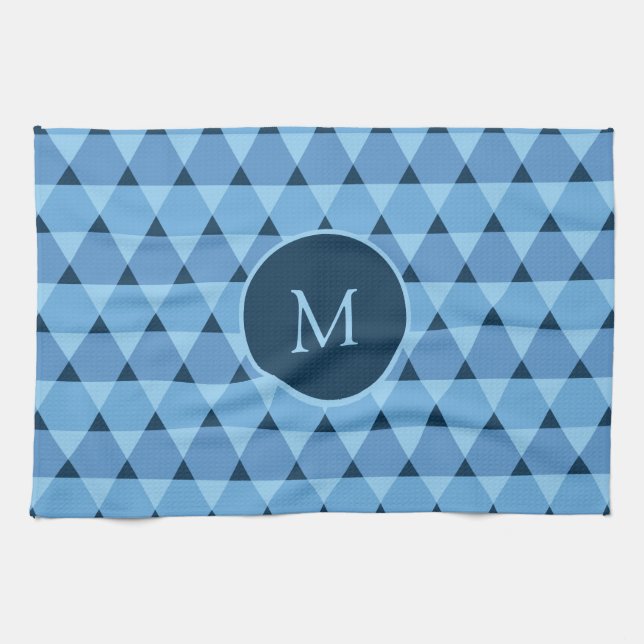 Triangles Pattern Kitchen Towel (Horizontal)