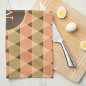 Triangles Pattern Kitchen Towel (Quarter Fold)
