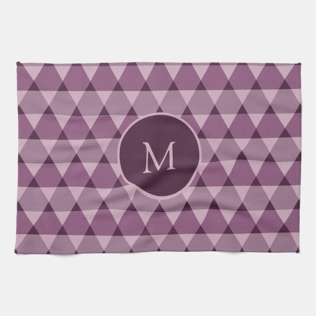 Triangles Pattern Kitchen Towel (Horizontal)