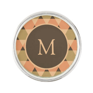 Triangles Pattern Lapel Pin