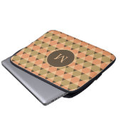 Triangles Pattern Laptop Sleeve (Front Bottom)