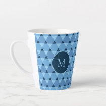 Triangles Pattern Latte Mug