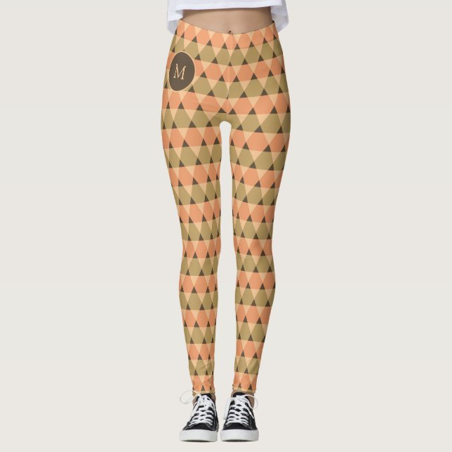 Triangles Pattern Leggings (Front)