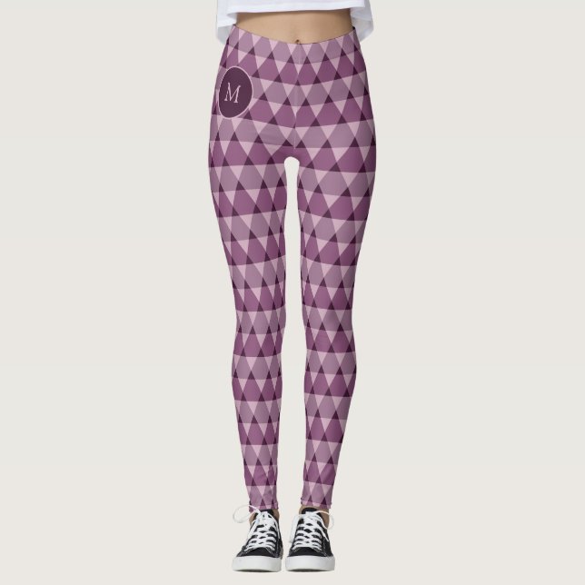 Triangles Pattern Leggings (Front)