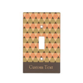 Triangles Pattern Light Switch Cover (Front)