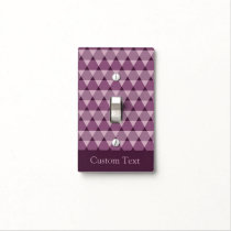 Triangles Pattern Light Switch Cover