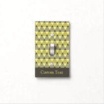 Triangles Pattern Light Switch Cover