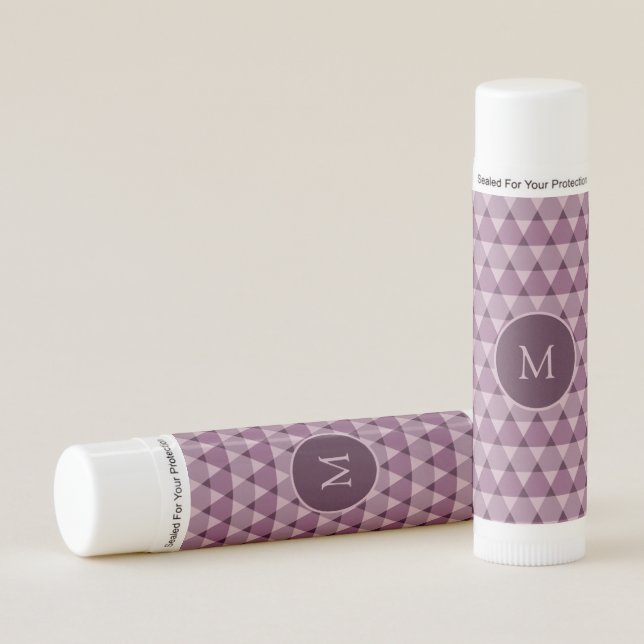 Triangles Pattern Lip Balm (Front)