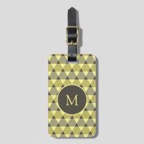 Triangles Pattern Luggage Tag