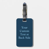 Triangles Pattern Luggage Tag (Back Vertical)