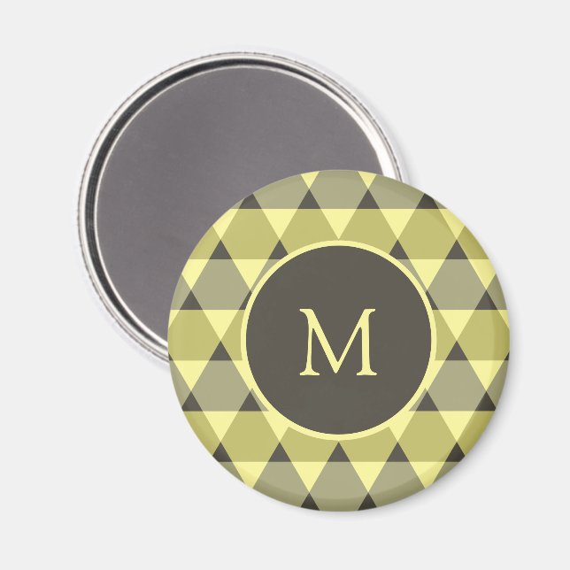 Triangles Pattern Magnet (Front/Back)