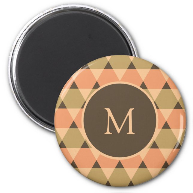 Triangles Pattern Magnet (Front)