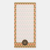 Triangles Pattern Magnetic Notepad (Front)