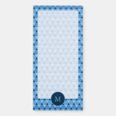 Triangles Pattern Magnetic Notepad (Front)