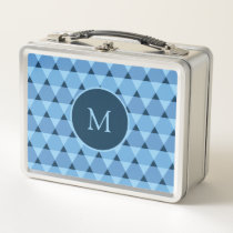 Triangles Pattern Metal Lunch Box