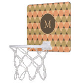Triangles Pattern Mini Basketball Hoop (Left)