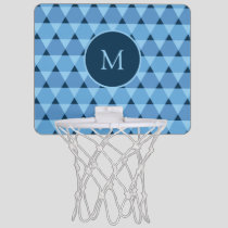 Triangles Pattern Mini Basketball Hoop