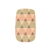 Triangles Pattern Minx Nail Art (Left Thumb)