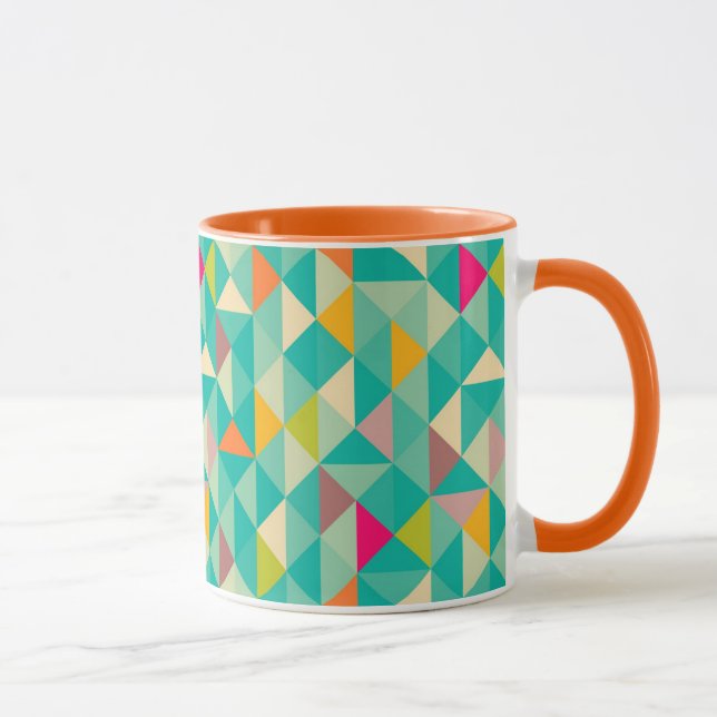 Triangles pattern mug (Right)
