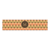 Triangles Pattern Napkin Bands (Unfolded)